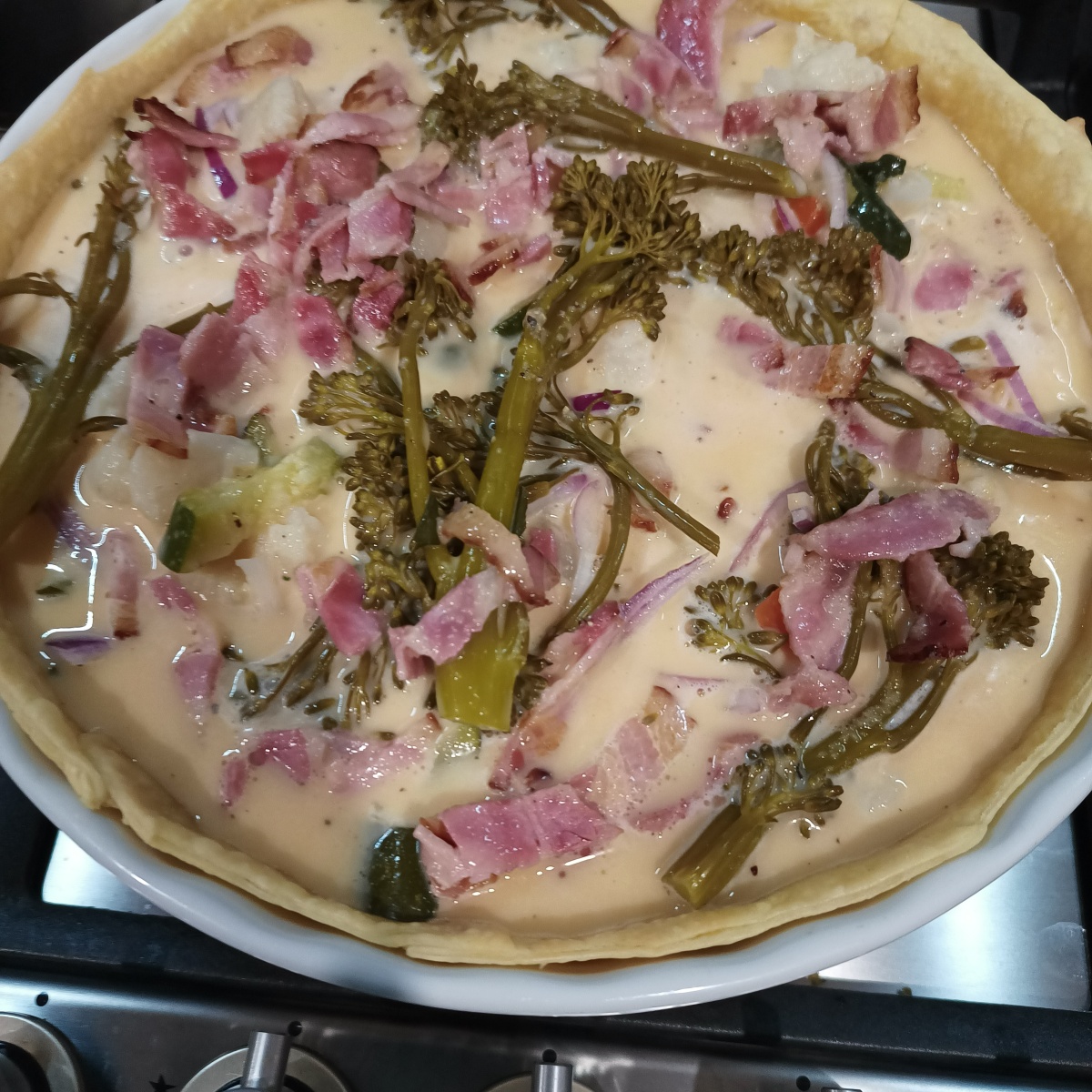 Tasty tip Tuesday! Make a quiche with left over vegetables